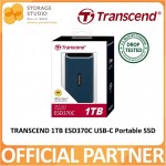 TRANSCEND ESD 370C Portable SSD 1TB TS1TESD370C. Singapore Warranty 3 Years. **TRANSCEND Authorised Partner**